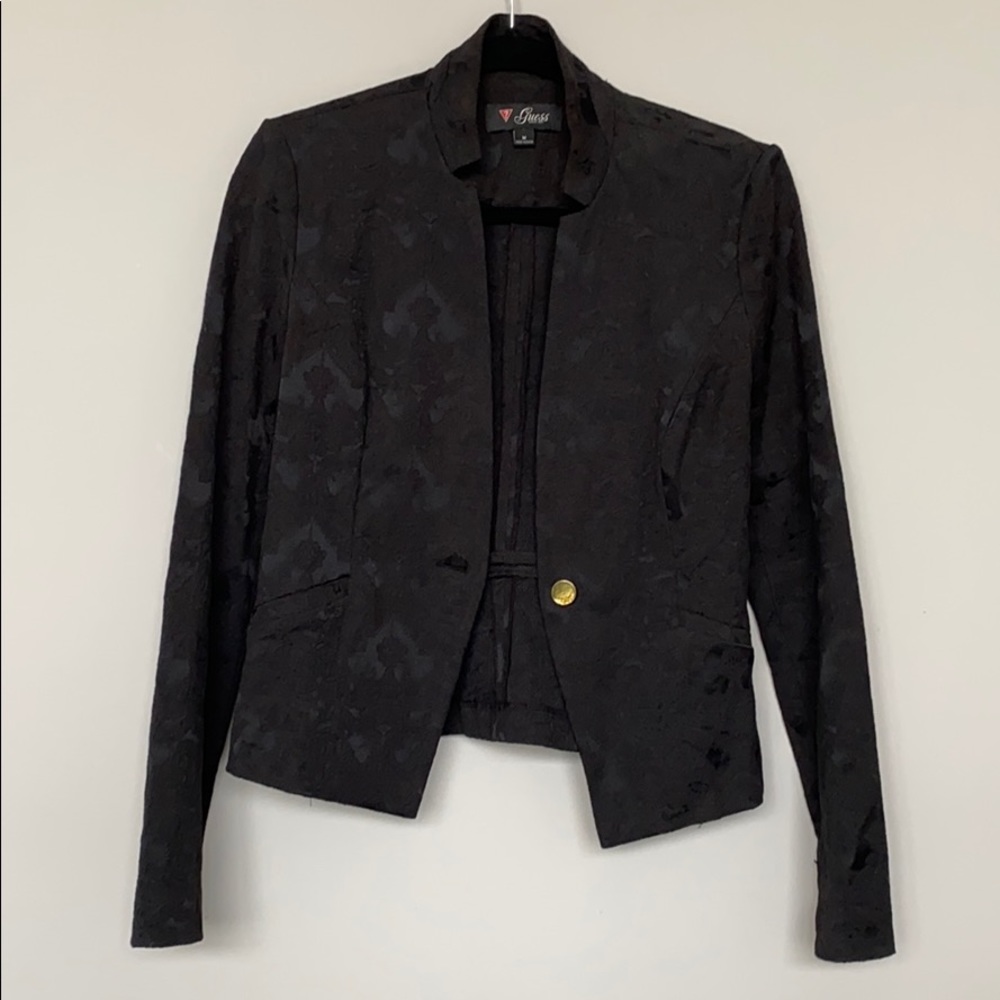 Guess Textured Black Blazer